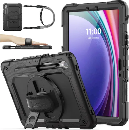Vista 8 de SEYMAC stock Funda para Samsung Galaxy Tab S10 Lite / S10 FE / S9 FE 5G / S9 Funda para Tableta 10.9''/ 11'' Protectora con Protector de Pantalla