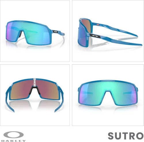 Vista 144 de Oakley Sutro OO9406 / OO9462 - Lentes de sol para hombre, kit de correa de accesorios, bolsa de microfibra