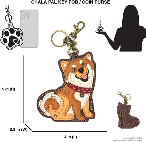 Vista 100 de CHALA Dog Collection - Llavero decorativo para mujer