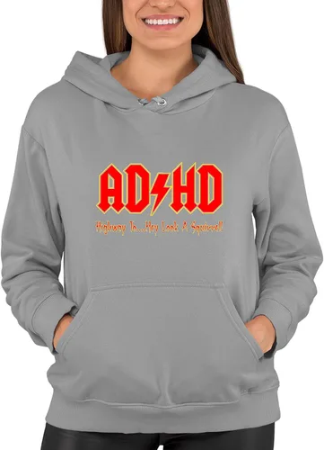 Vista 11 de Go All Out Sudadera con capucha para hombre y mujer con texto en inglés "Highway To Hey Look A Squirrel