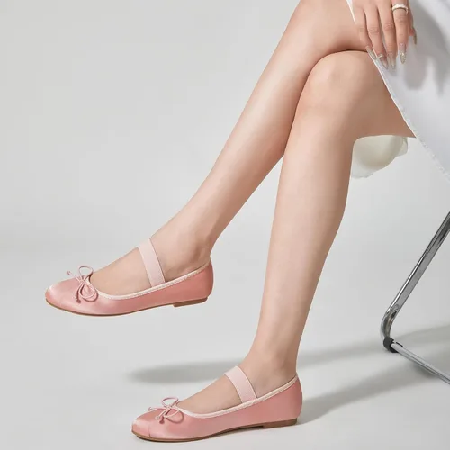 Vista 6 de Trary Cavie - Zapatos planos de ballet para mujer, zapatos Mary Jane para Rosa