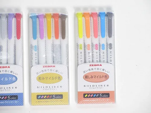Vista 3 de Zebra mildliner Highlighter Pen Set, 20 Pastel Color Set