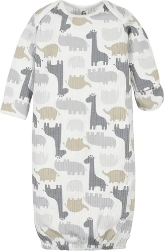 Vista 2 de Gerber Baby Boys 4-Piece Gown and Cap Set