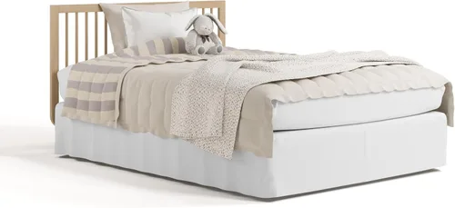 Vista 14 de Storkcraft Santorini - Cuna convertible 5 en 1 con barandilla Driftwood