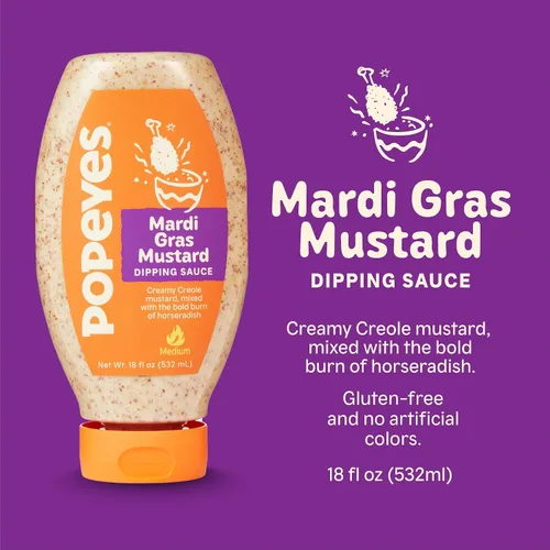 Vista 5 de Salsa para Sumergir de Mostaza Mardi Gras de Popeyes