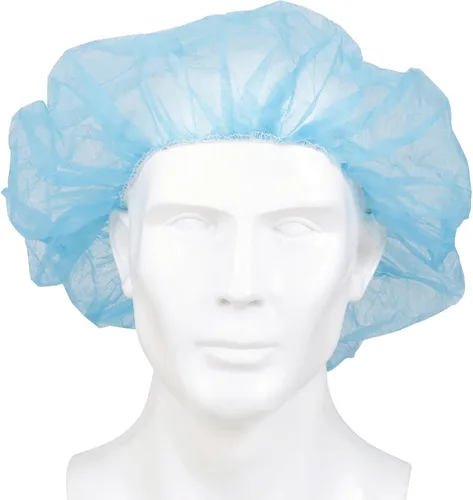 Vista 2 de McKesson Tapa Bouffant 500 por estuche 40171100, Azul