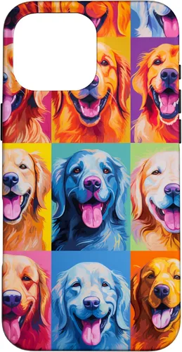 Vista 19 de Carcasa para iPhone 16 Golden Retriever Dog Owner