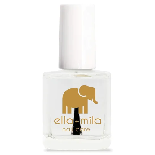 Vista 7 de ella+mila - Esmalte de uñas transparente de secado rápido, secado rápido, alto brillo High-gloss protective top coat; seals & extends manicure