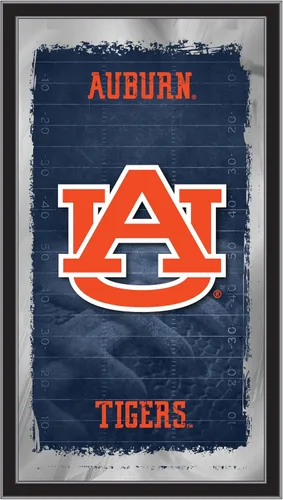 Vista 99 de Espejo de fútbol Appalachian State de 15" x 26" por Holland Bar Stool Company Appalachian State University