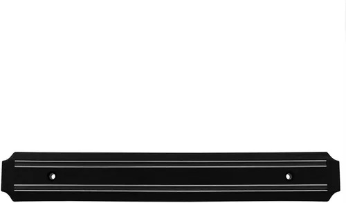 Vista 2 de Home Basics Portacuchillos magnético de acero inoxidable, negro (1)