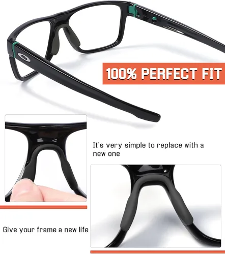 Vista 6 de Bwake Almohadillas de repuesto para gafas de sol Oakley Split Time OO4129Split Shot OO9416