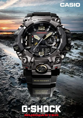 Vista 2 de Casio G-Shock GWG-B1000-1AJF Maestro de la Serie G MUDMASTER Modelo insignia Triple Sensor Japón Importación Nuevo, Reloj