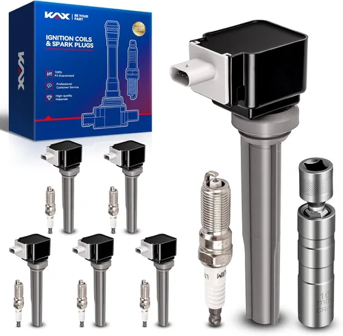 Vista 125 de Bobina de encendido KAX UF434 1 paquete Compatible con Impala, Equinox, G6, Malibu, Silverado 1500, Uplander, Torrent, Lucerne, Express 1500, Sierra
