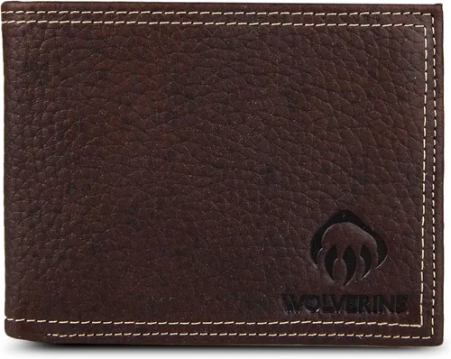Vista 56 de WOLVERINE Billetera plegable de lona/cuero para hombre