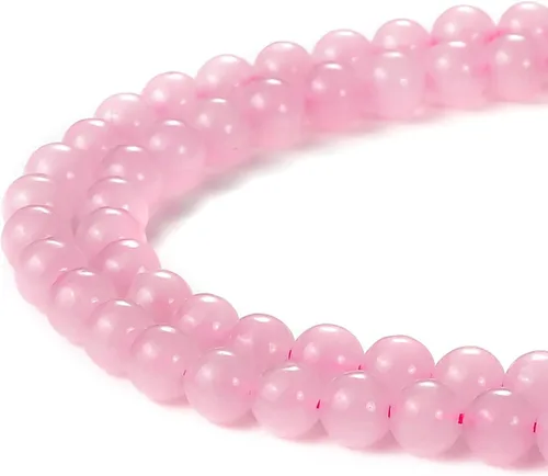 Vista 45 de Cuentas Beadnova redondas de ónix negro de 4 mm, sueltas, para hacer joyas (90-92 piezas)