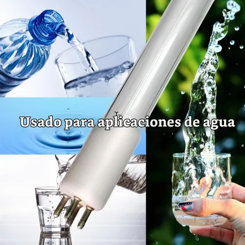 Vista 6 de LSE Lighting Bombilla de repuesto UV-C para Aqua Services ATS4-450 Compatible con SL-8V, EV-8E, DWS-8V, SE-8V Base de cerámica T5 de 4 pines
