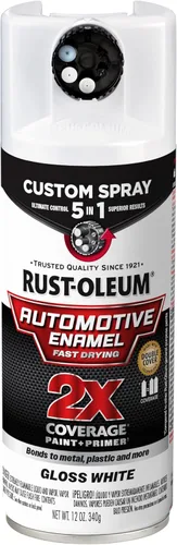 Vista 21 de Rust-Oleum 2X pintura en aerosol personalizada de esmalte automotriz 5 en 1, 12 onzas, claro brillante Brillo Transparente