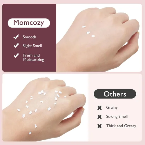 Vista 8 de Momcozy Crema para pezones segura para la lactancia, ingredientes a base de plantas, bálsamo para pezones sin lanolina, crema calmante, esenciales