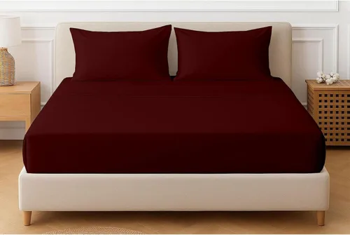 Vista 7 de Cottingon Juego de sábanas de 4 piezas extra profundas de 100 % algodón, ropa de cama suave y de lujo que se adapta a bolsillos extra profundos