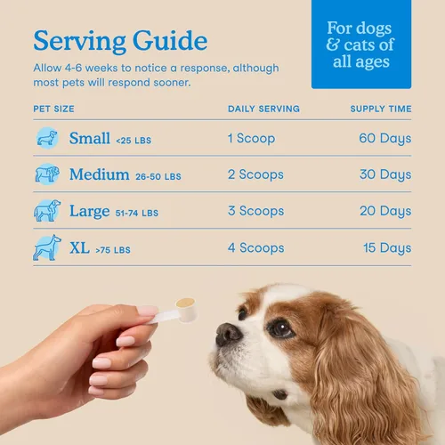 Vista 4 de Fera Pets Polvo de apoyo dental para gatos y perros, apoya el aliento fresco, promueve dientes y encías saludables, se dirige a la acumulación