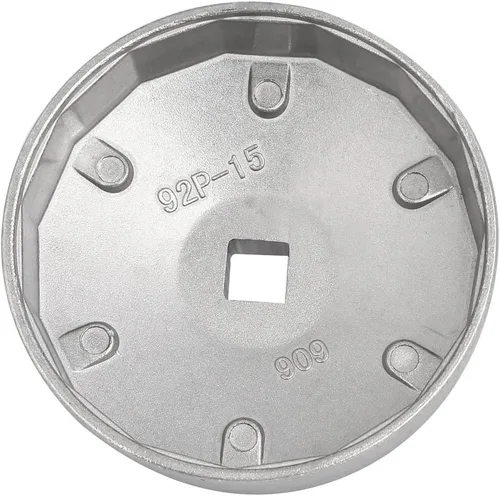 Vista 2 de Aexit 15 flautas operadas a mano herramientas 3.622 in diámetro interior tapa filtro aceite llave llave removedor herramienta 2pcs