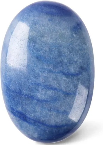 Vista 10 de CASMON Piedra de sangre de África, piedra ovalada de palma, piedra de bolsillo para terapia de alivio de ansiedad y estrés, piedra energética pulida