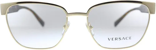 Vista 2 de Versace VE 1264 1460_5 - Lentes ovalados de metal dorado de 2126in