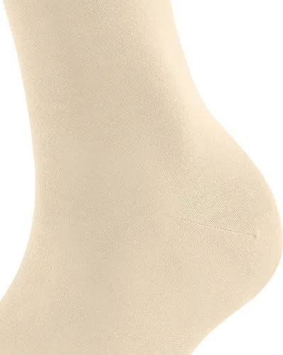 Vista 3 de FALKE Calcetines hasta la rodilla para mujer, transpirables, ecológicos, 1 par Beige (Crema 4011)