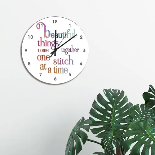 Vista 73 de Reloj de pared de guitarra acústica con aspecto de madera natural, reloj de madera rústico y elegante, 10 silenciosos, sin tictac, de cuarzo