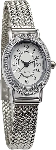 Vista 7 de Reloj ovalado vintage para mujer, de lujo, esfera ultrafina, de acero inoxidable, resistente al agua