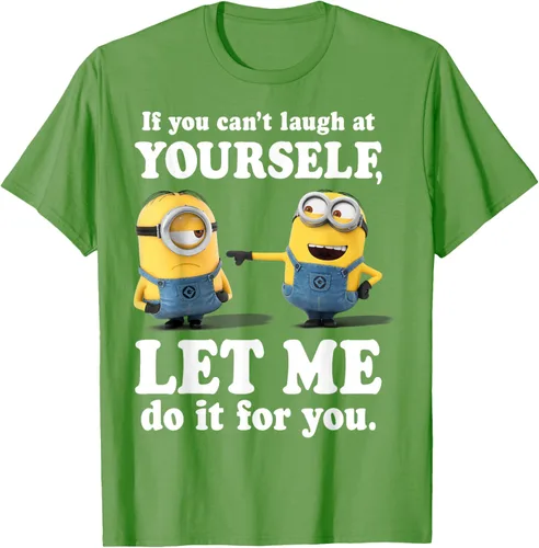 Vista 19 de Camiseta gráfica de Minions de Mi villano favorito: Ríete de ti mismo Negro