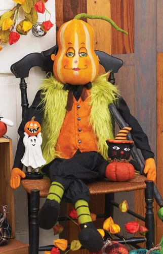 Vista 3 de Gallerie II 12.6 x 17.83 pulgadas, feliz Halloween con murciélago, decorativo para colgar en la pared, para colgar en la pared, para otoño, cosecha