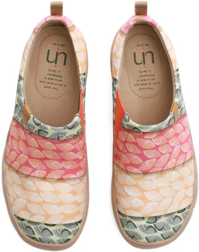 Vista 13 de UIN Mocasines casuales para mujer, de viaje, pintados, para caminar, ligeros, cómodos, de lona, tenis de moda