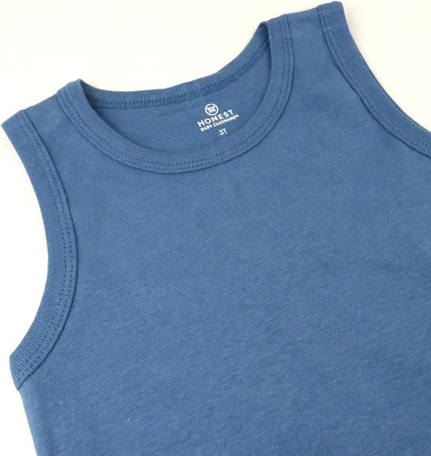 Vista 3 de HonestBaby Playwear Outfit Sets, Tops and Bottoms 100% Organic Cotton for Baby, Toddler Boys, Unisex (LEGACY)