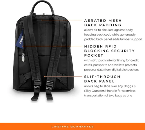 Vista 4 de Briggs Riley Mochila delgada Rhapsody Negro - Rhapsody - Mochila delgada