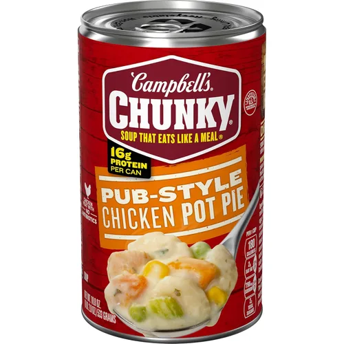 Vista 12 de Campbell’s Chunky Sopa de Macarrones con Pollo Estilo Búfalo, lata de 18.8 oz