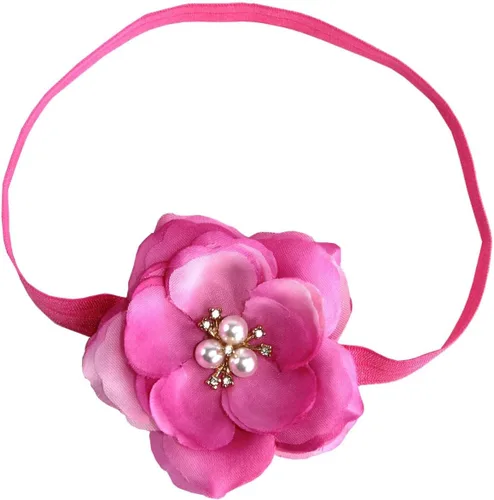 Vista 7 de Mameluco de verano con diseño floral y volantes para niña bebé, con diadema
