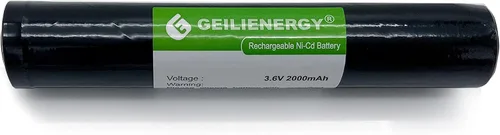 Vista 2 de Paquete de 3, 6 V, 2000 mAh, Ni-Cd, linterna recargable compatible con Stinger Streamlight XT HP LED DS DE 75175 75375 75813 76000 76300 Poly 3