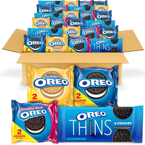 Vista 42 de Oreo, galletas sándwich de chocolate, 13.3 onzas Siempre hecho con cacao real, certificado Kosher