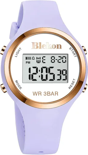 Vista 4 de Blekon Original Outdoor Sport Watches Alarm Clock Waterproof Digital Watch