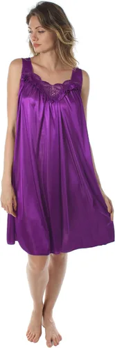 Vista 2 de Venice Camisón para mujer, 06N, bordado, de seda