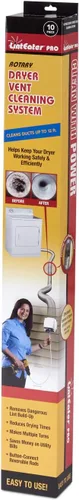 Vista 7 de Gardus RJR601 LintEater Junior Sistema de limpieza de ventilación de secadora rotativa, elimina pelusa, se extiende hasta 3