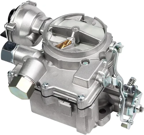 Vista 8 de Carburador marino de 2 barriles para Mercruiser Rochester Mercarb 3.0L 2.5L 4 CYL Motores con estrangulador eléctrico y juntas de chorros de enlace