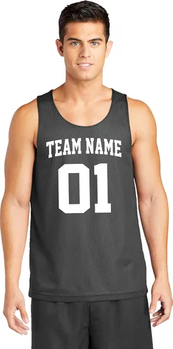 Vista 21 de Custom Basketball Jersey Youth Sizes Add Your Team, Name, & Number Unisex