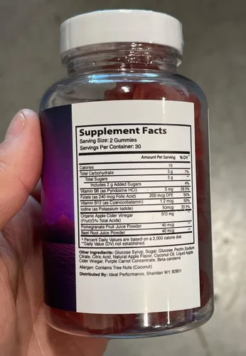 Vista 3 de IDEAL PERFORMANCE (5 unidades) Gemini Keto Gummies Formula (300 gomitas)