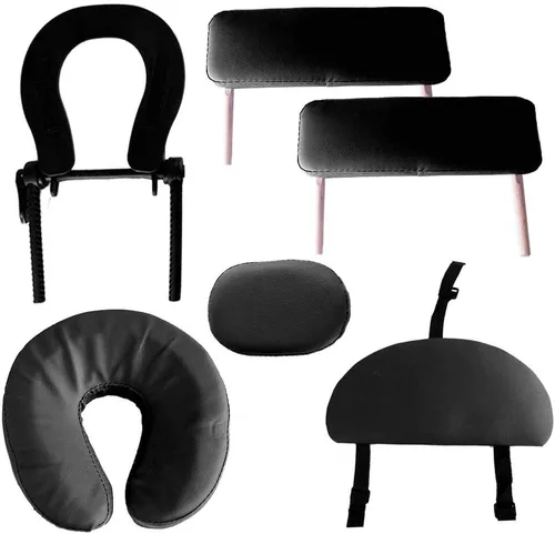 Vista 7 de NANOFORT Cama masaje Camilla 180X60cm Plegable Portatil Fisioterapia Faciales Tatuaje Ligera SPA (Negro)