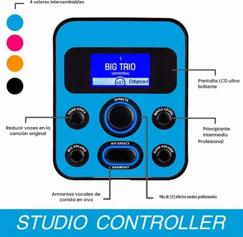 Vista 3 de Micrófono para usar con sistema de karaoke, 1