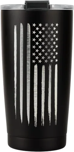 Vista 15 de Military Gift Shop - Vaso de 20 onzas de la Fuerza Aérea, taza de café de acero inoxidable de doble pared con tapa Regalos de la Fuerza Aérea