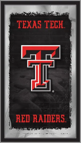 Vista 62 de Espejo de fútbol Appalachian State de 15" x 26" por Holland Bar Stool Company Appalachian State University