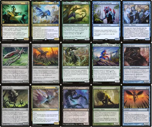 Vista 3 de Elite Infect Commander Deck - Sultai - Negro Verde Azul - EDH - 100 cartas - Magic The Gathering Deck - Muy fuerte